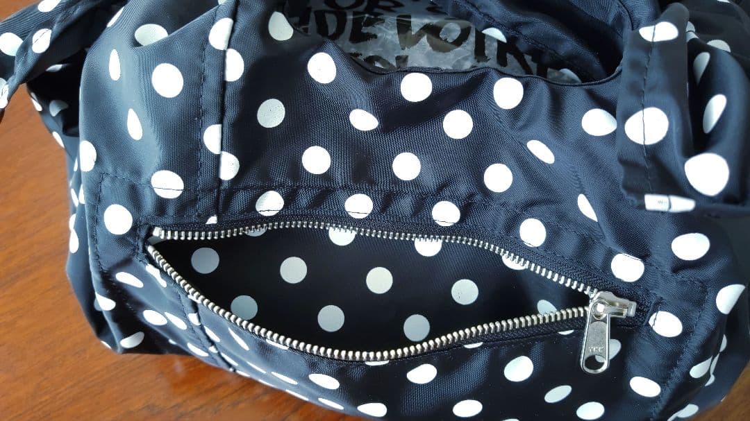 コムデギャルソン グッドデザインショップ ドット＆リボンバッグ ブラック