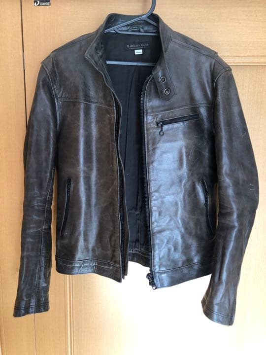 ハロルズギア革馬ライダースジャケット