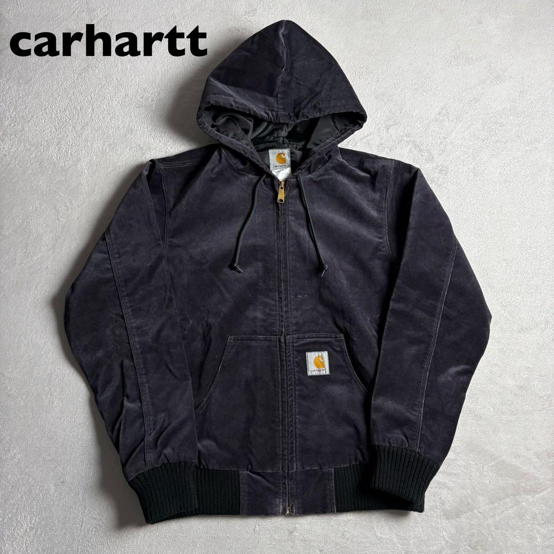 carhartt ベロア　アクティブジャケット　希少モデル Carhartt JQ643 アクティブジャケット | メンズS - 札幌 ビンテージ