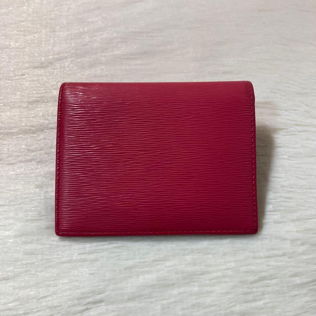 最終値下げ　美品　PRADA プラダ　二つ折り　財布　ピンク　エピ　ミニ