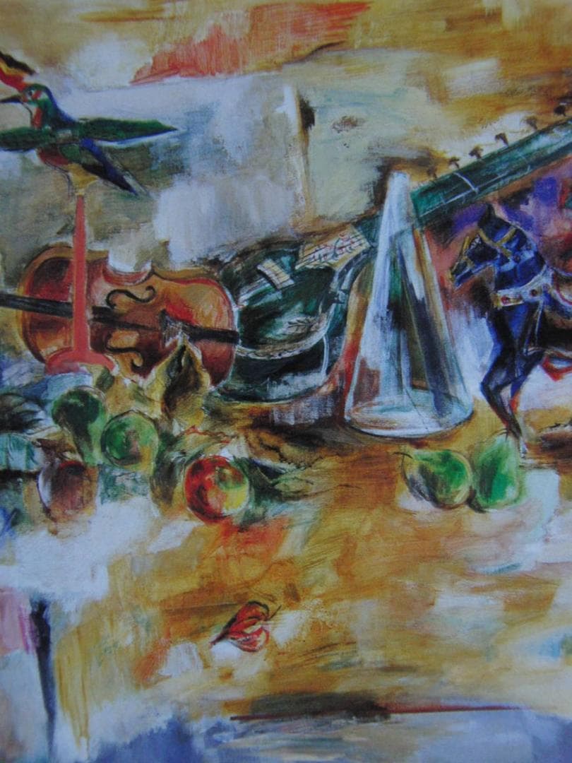 志村節子、【漂泊】、希少な額装用画集より、新品額装付