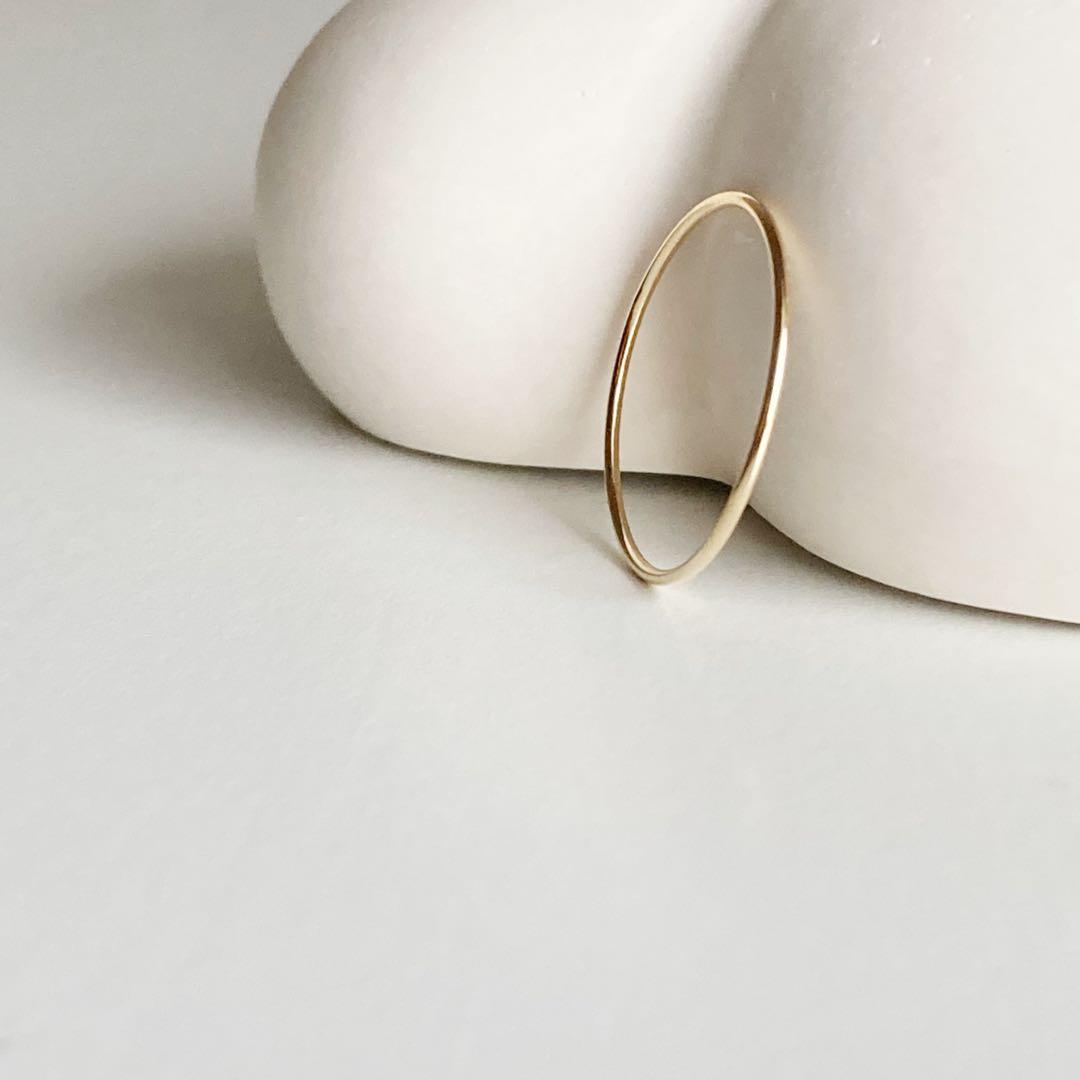 大特価！早いもの勝ち！新品 日本製 高品質 18金 K18 リング 13号