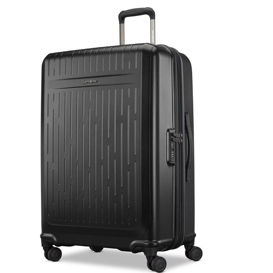 サムソナイト 大型 大容量 スーツケース 拡張機能付き TSAロック 二輪 黒