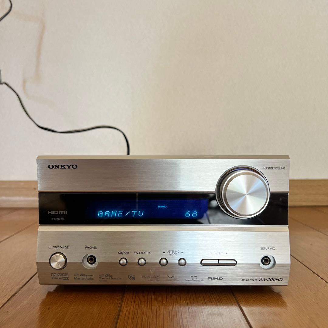 ONKYO AVセンター アンプ SA-205HD スピーカー リモコン他 - メルカリ
