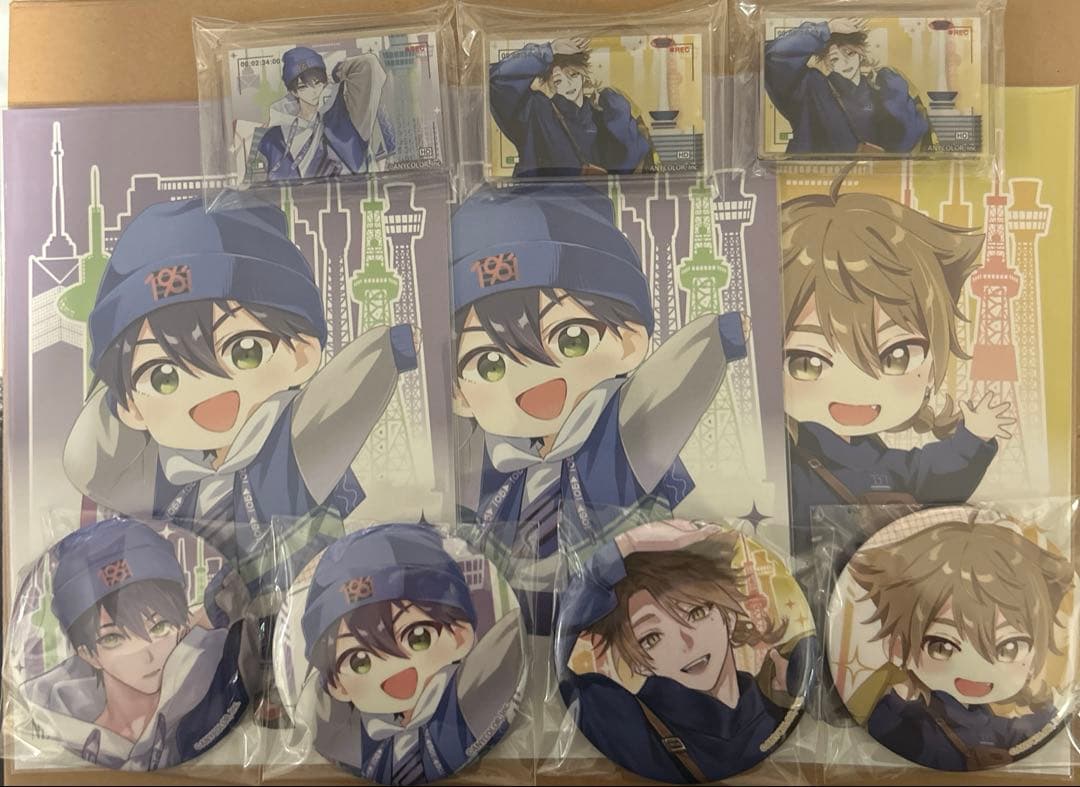 にじさんじ VtuberLand 2期生 缶バッジ 剣持刀也 伏見ガク にじさんじ