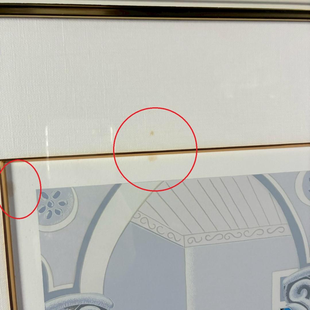 トーマス・マックナイト「ヴィラデルマーレ」シルクスクリーン 直筆