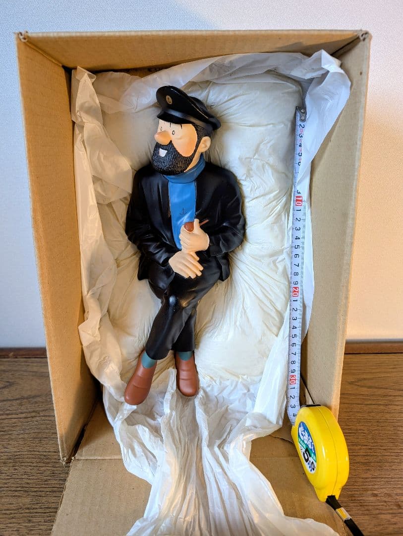 タンタンの冒険ハドック船長レジンフィギュアモデル（大）フランス製
