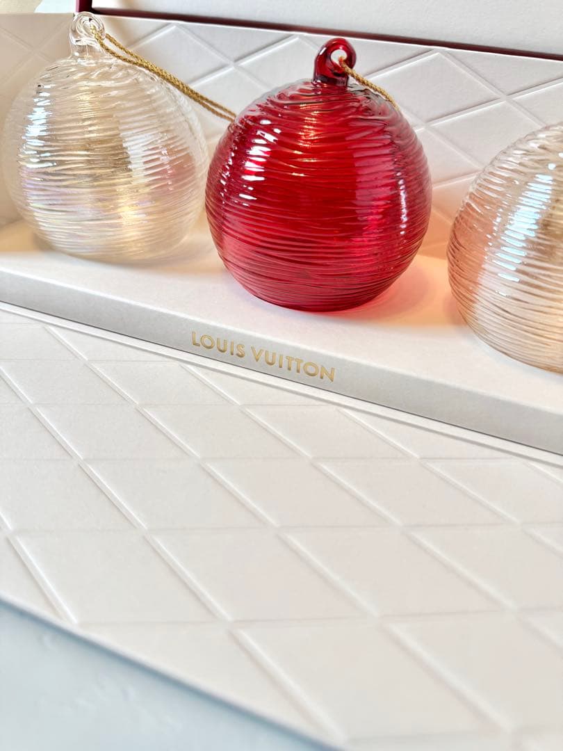 LOUIS VUITTON クリスマス　ガラスオーナメント　非売品