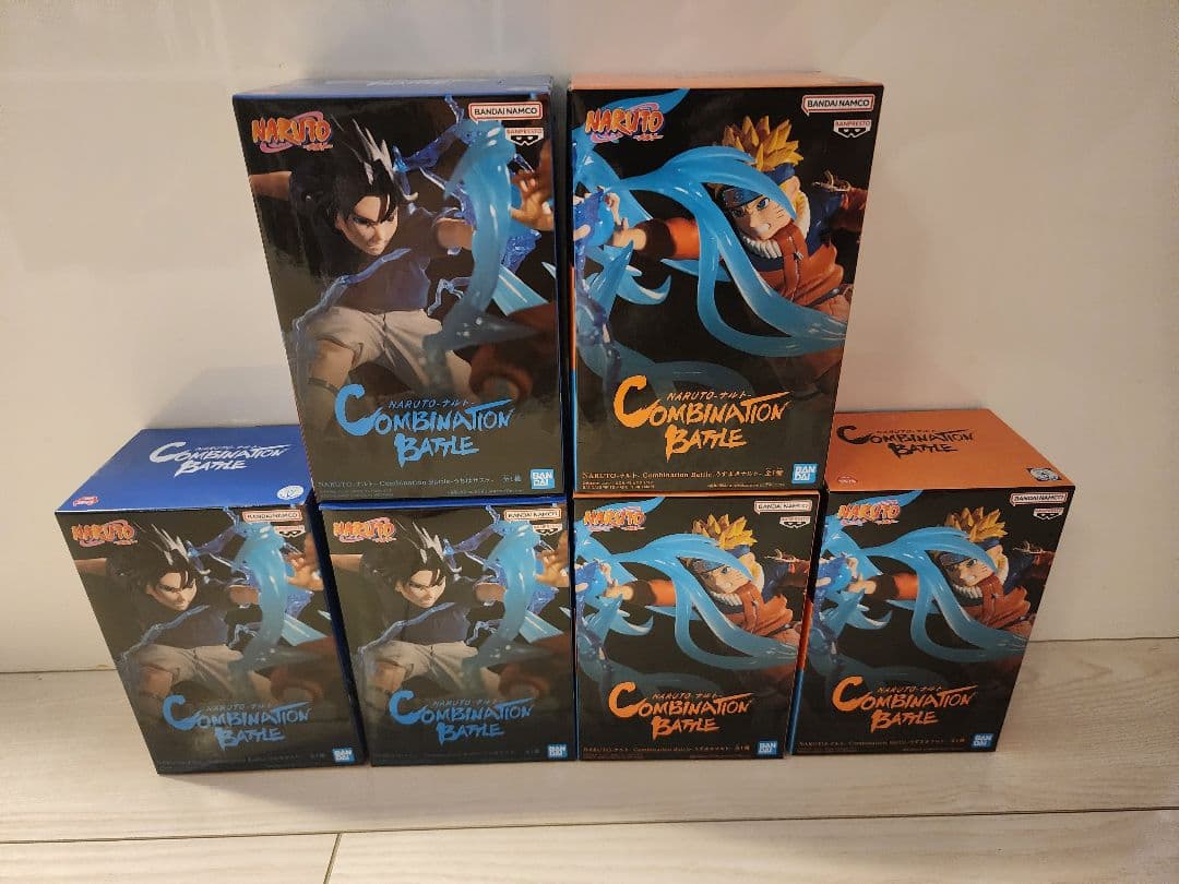 NARUTO-ナルト- コンビネーションバトル フィギュアセット 6箱 NARUTO