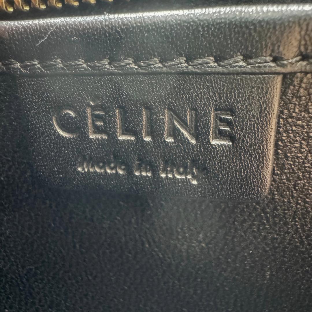 CELINE セリーヌ ラゲージ ナノ トリコロール ハンドバッグ