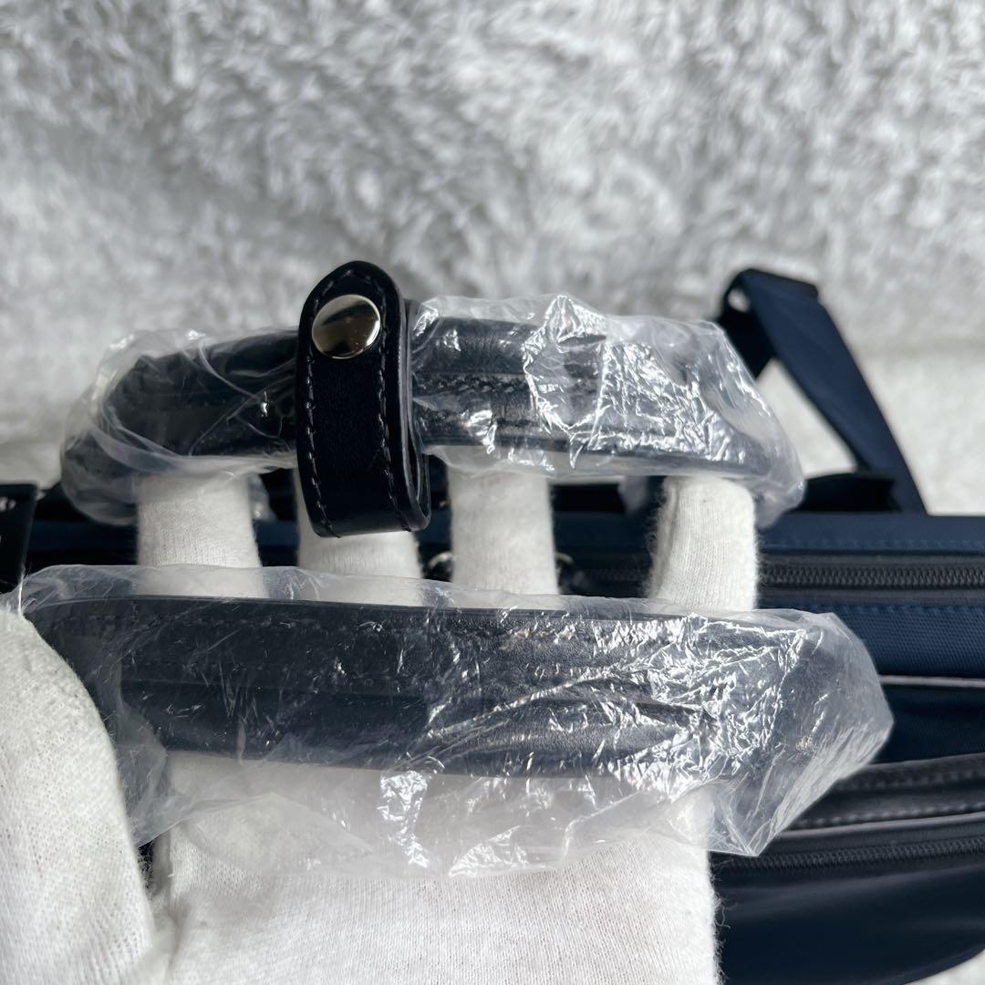 未使用品 サムソナイト 3way ブリーフケース ネイビー 通勤 A4 大容量