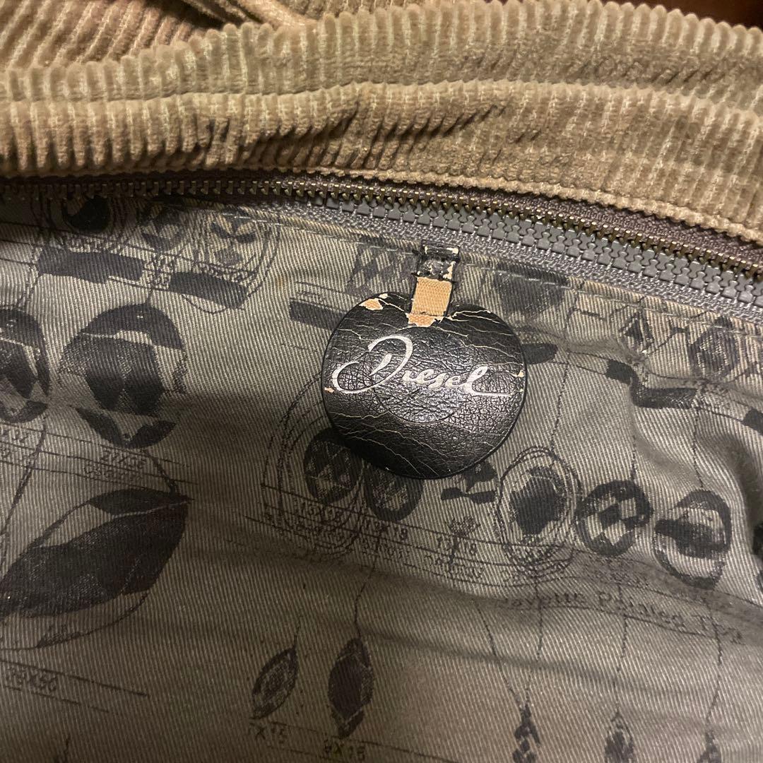 DIESEL コーデュロイ ハンドバッグ