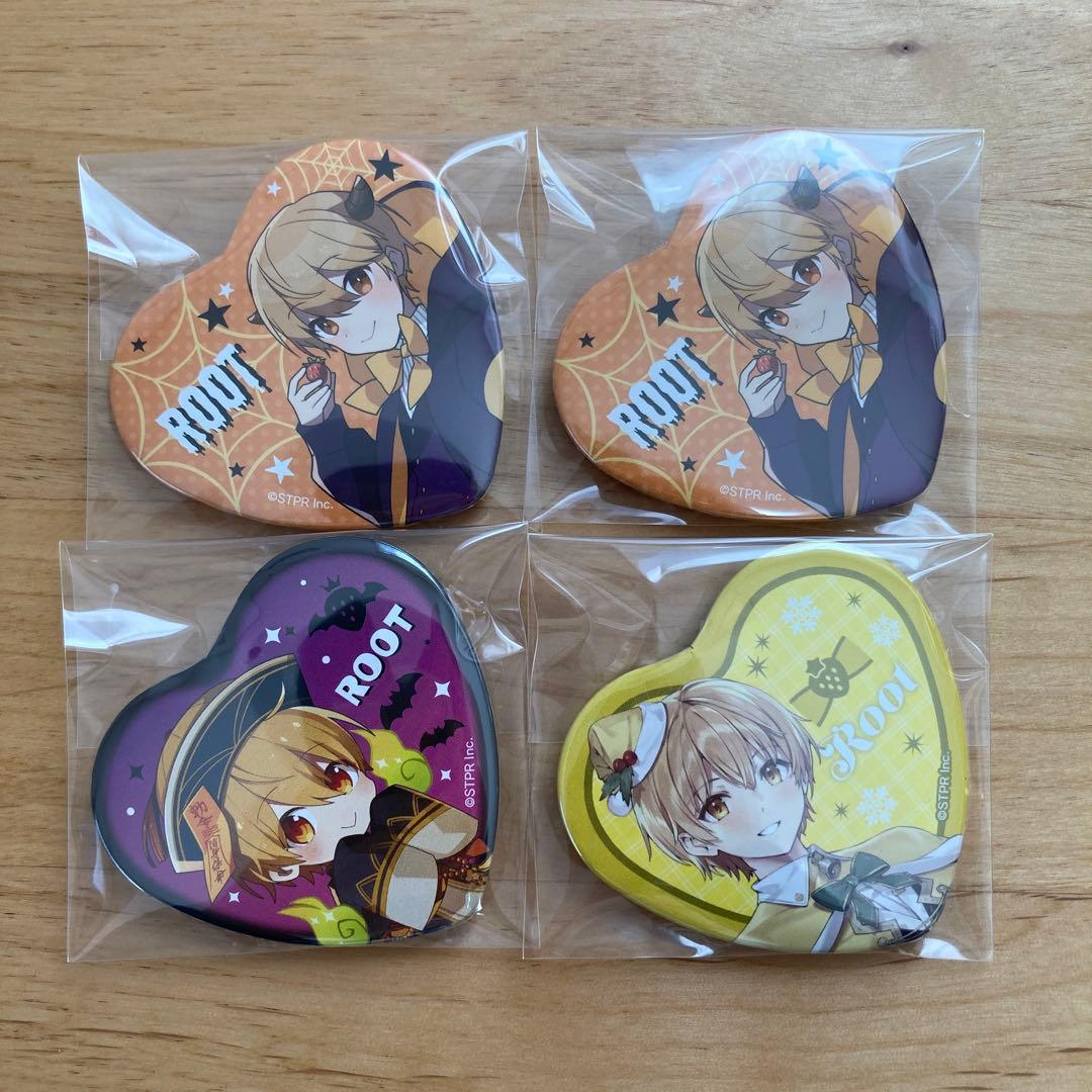 るぅとくん缶バッジハロウィン等身ハート痛バすとぷり