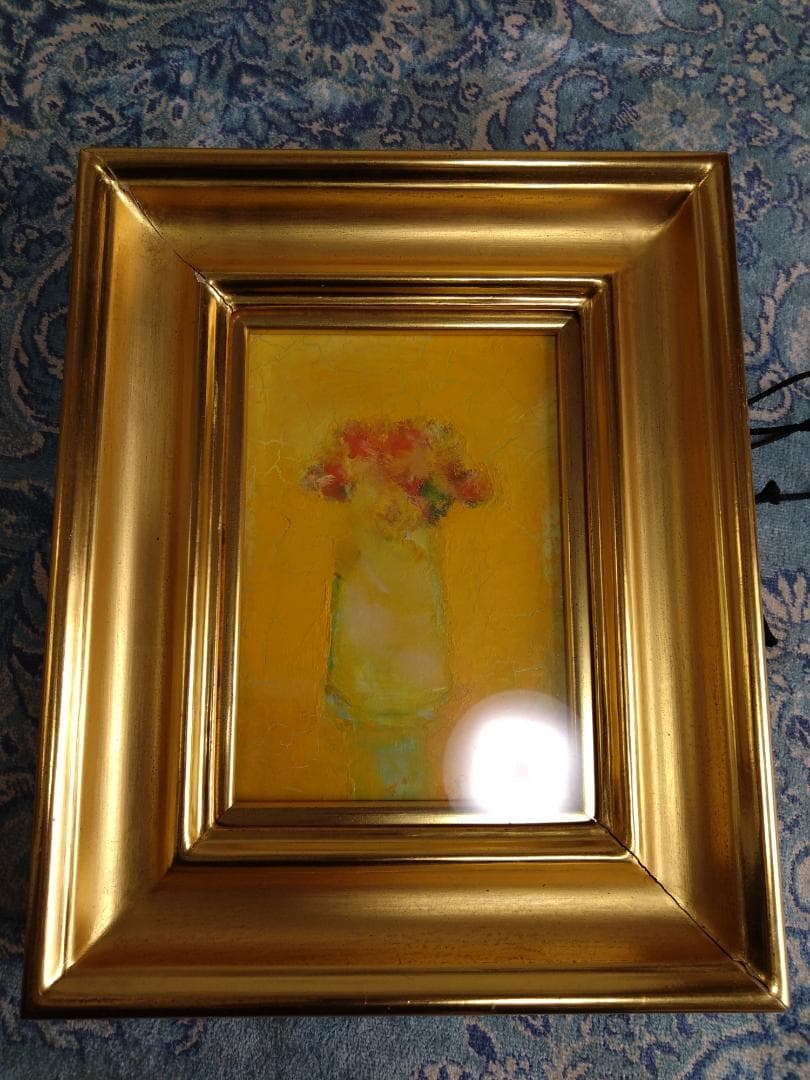 【油絵】田中岑 「花」