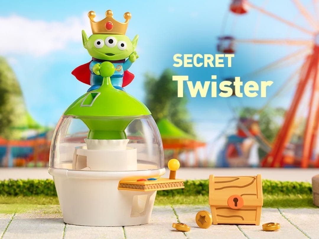 POPMARTリトルグリーンメンALIEN PARTY GAMESシークレット Pixar Alien