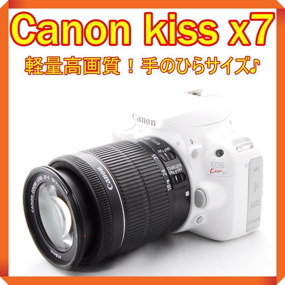 ❤少ないシャッター数❤ Canon kiss x7 スマホ転送 一眼レフ カメラ