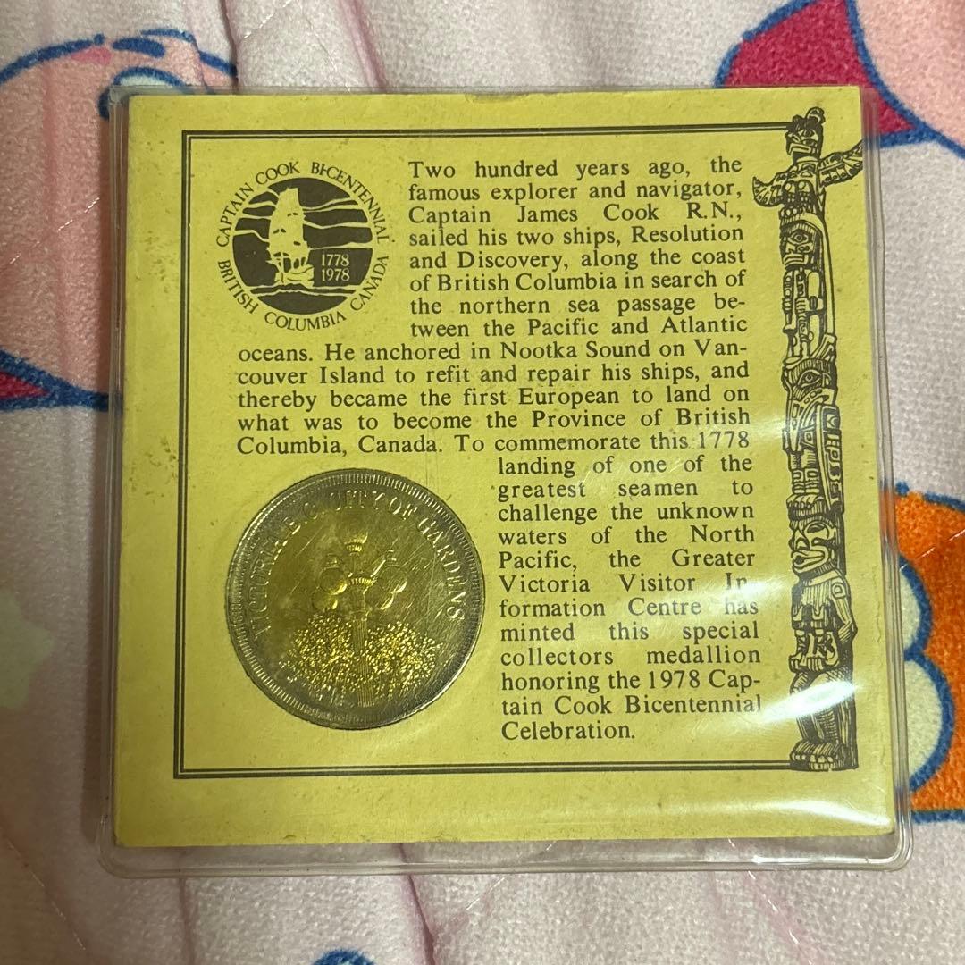 キャプテン・クック 航海200年記念コイン メダル 1778-1978 - メルカリ
