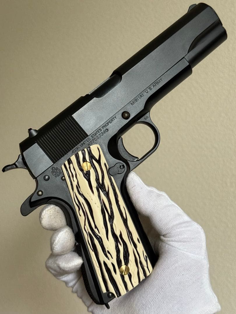 MGC コルト M1911A1 HW ガバメント 象牙グリップ ガスガン