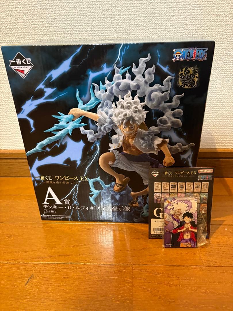 一番くじワンピースEX 悪魔を宿す者達 vol.3 A賞 ルフィ ギア5 おまけ