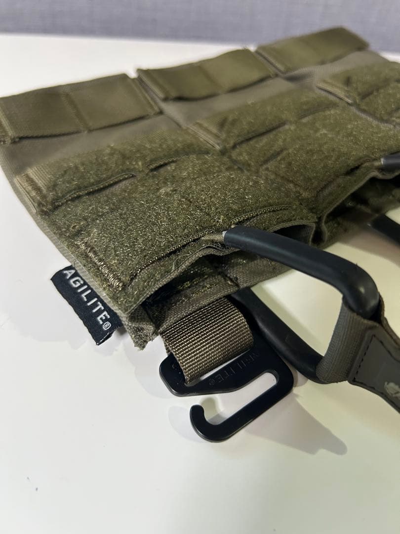 AGILITE】 トリプルマガジンポーチパネル レンジャーグリーン プラ