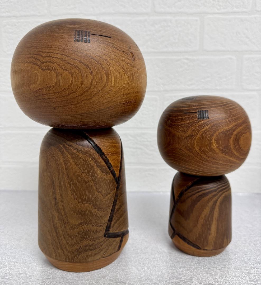 村上健一 創作こけし 里童2体 - メルカリ