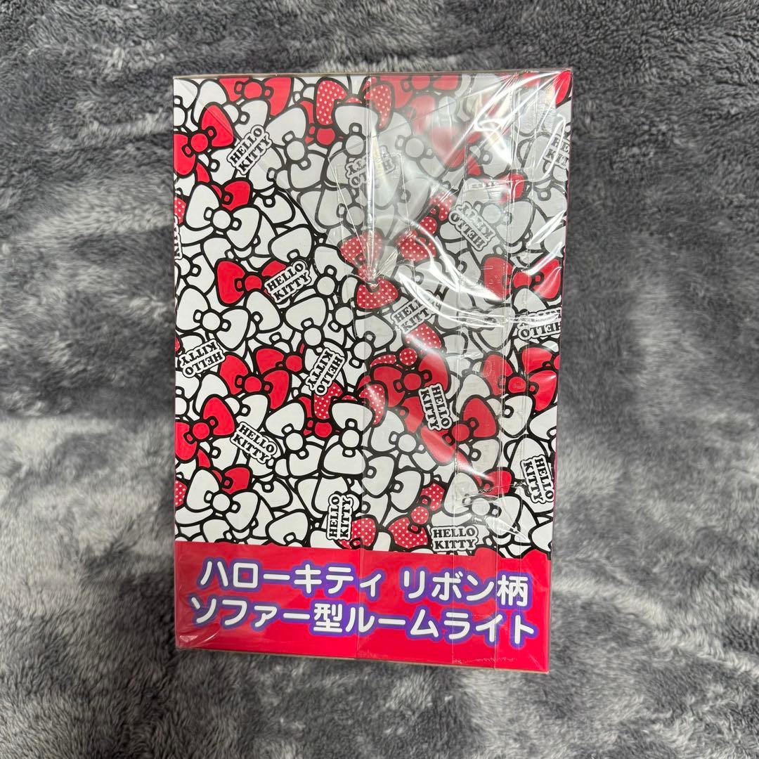 激レア ハローキティ エイコー リボン柄 ソファー型ルームライト