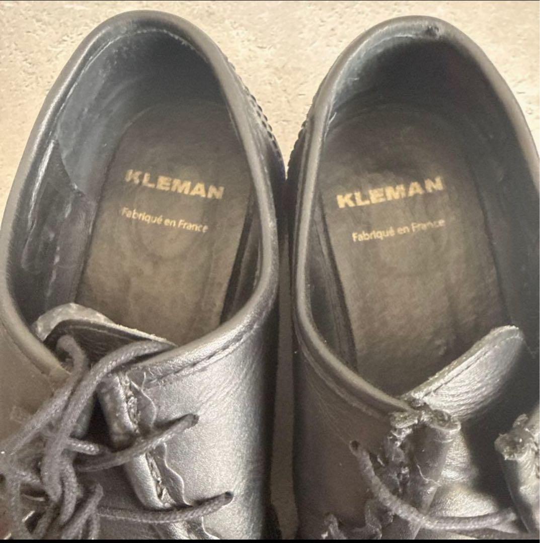 KLEMAN クレマン　PADROR ブラック　レザー　40