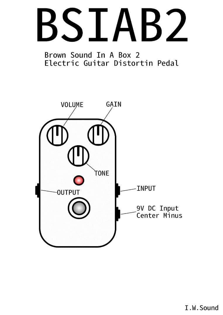 BSIAB2(Brown Sound In A Box2) ギター用エフェクター