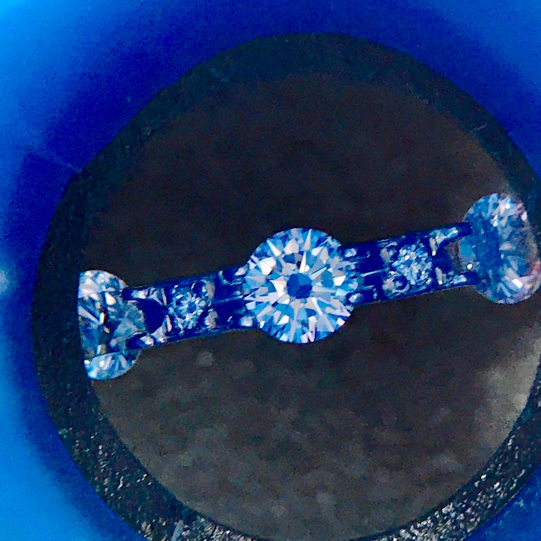 0.30ct ロイヤルアッシャー ダイヤモンドリング PT900 エタニティ