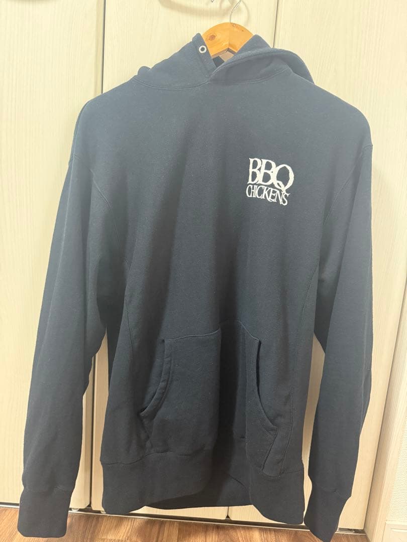 BBQ CHICKENS パーカー ブラック BBQ CHICKENS パーカー XL pizza of