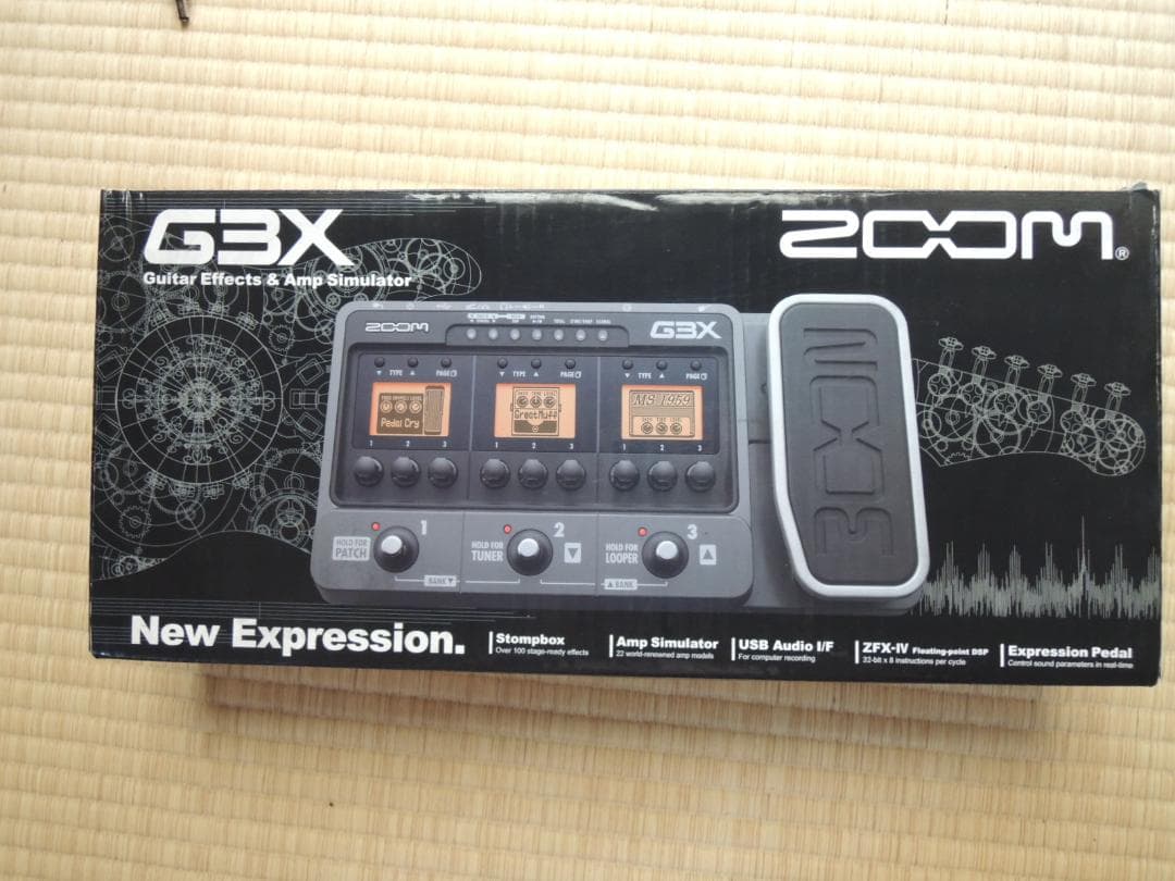 ☆新品同様☆ZOOM G3X（元箱、電源、説明書その他）