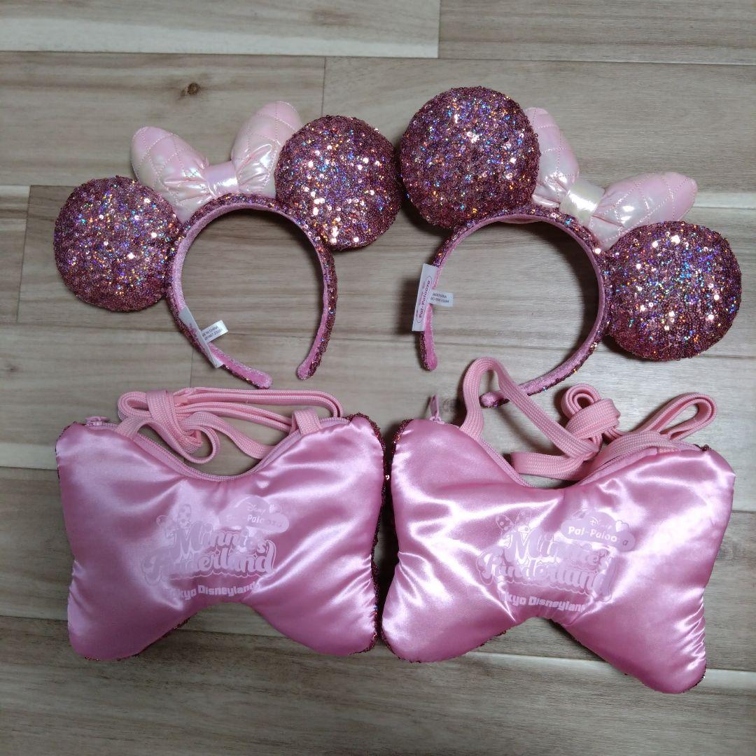 ディズニー　パルパルーザ ミニー カチューシャ ショルダーバッグ