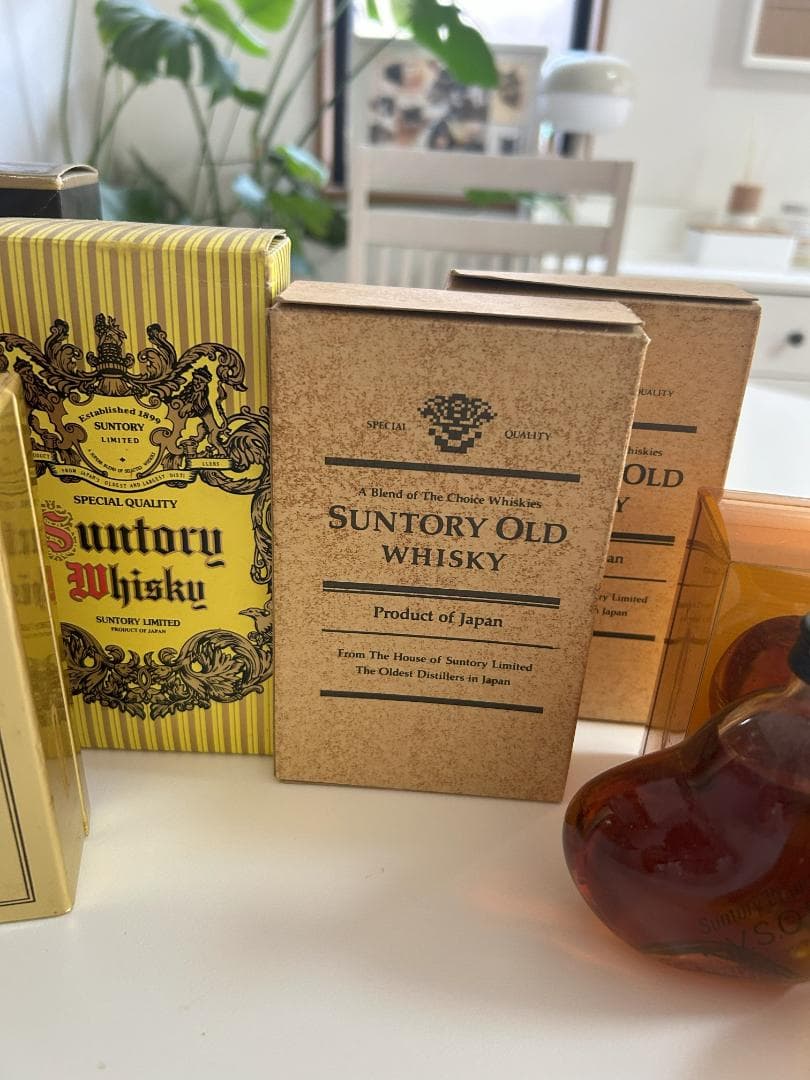 サントリーオールド他 ミニチュア瓶 12本 + おまけ