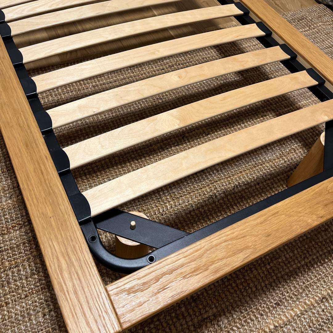 無印良品 ベッドフレーム・スモール・オーク材