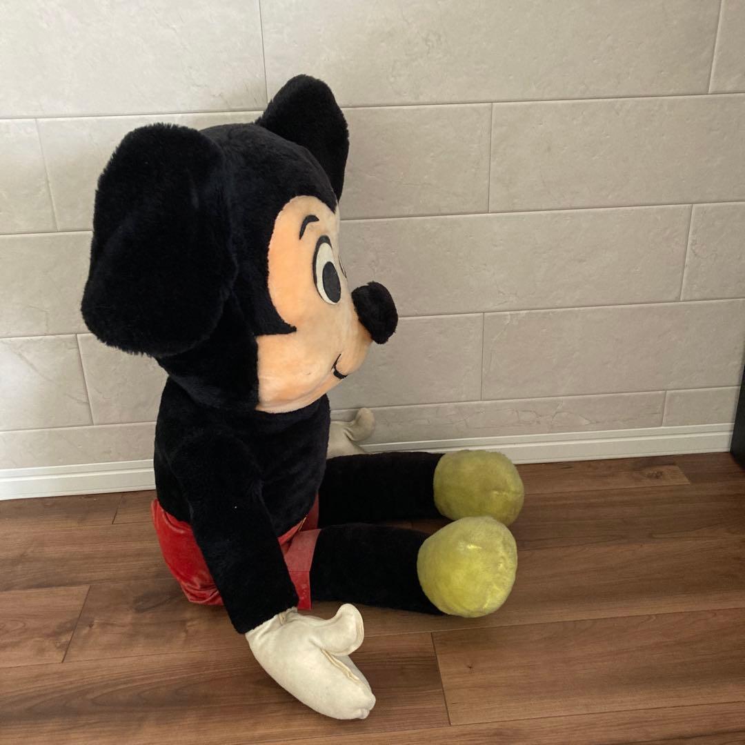 ミッキーマウス　ビッグぬいぐるみ　ヴィンテージ　レア