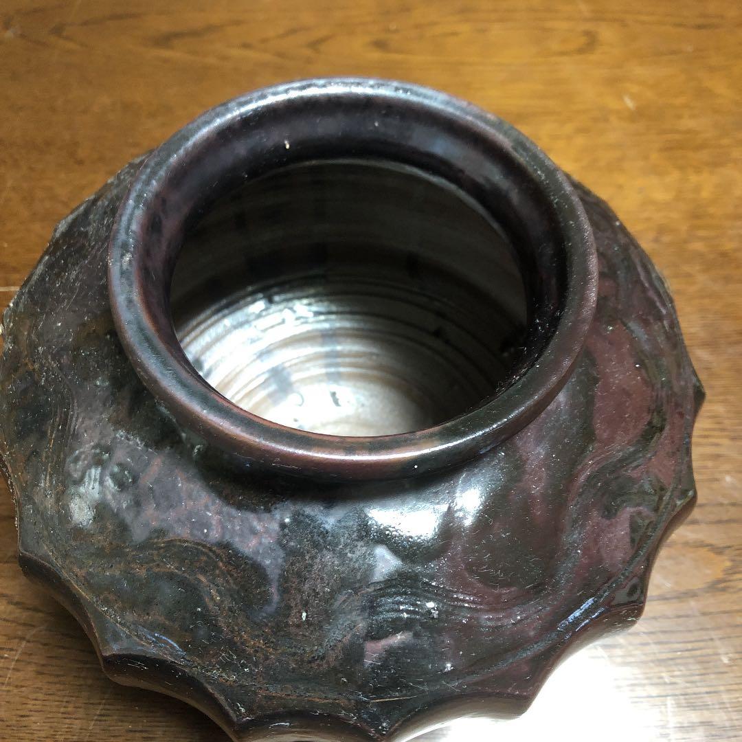 壺　十八面取丸壺