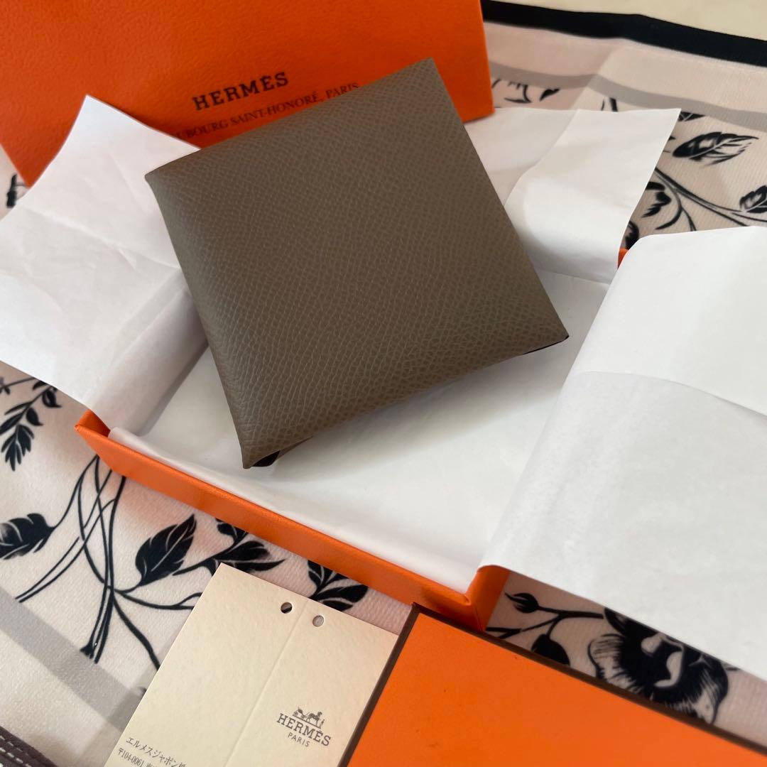 新品HERMES バスティア エトゥープ