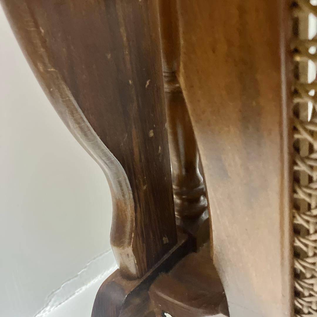 カリモク　karimoku コロニアル サイドテーブル マガジンラック付き