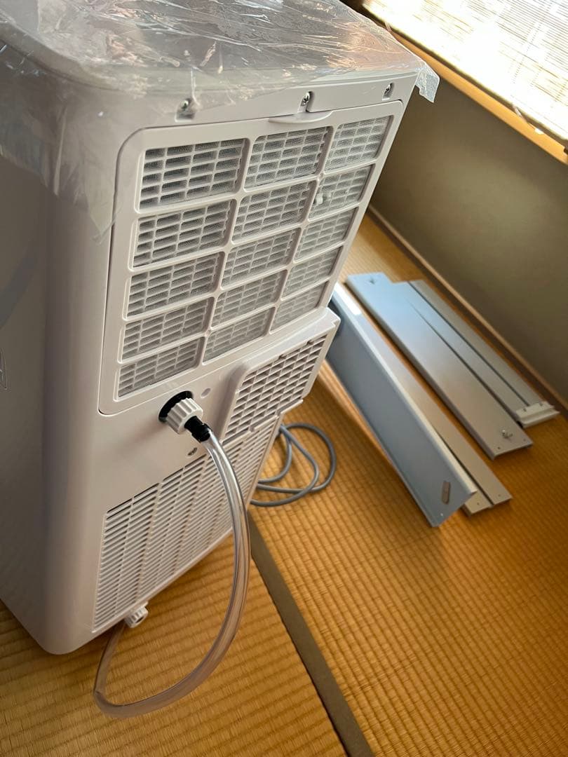 スポットクーラー スポットエアコン ポータブルエアコン ホワイト リモコン付