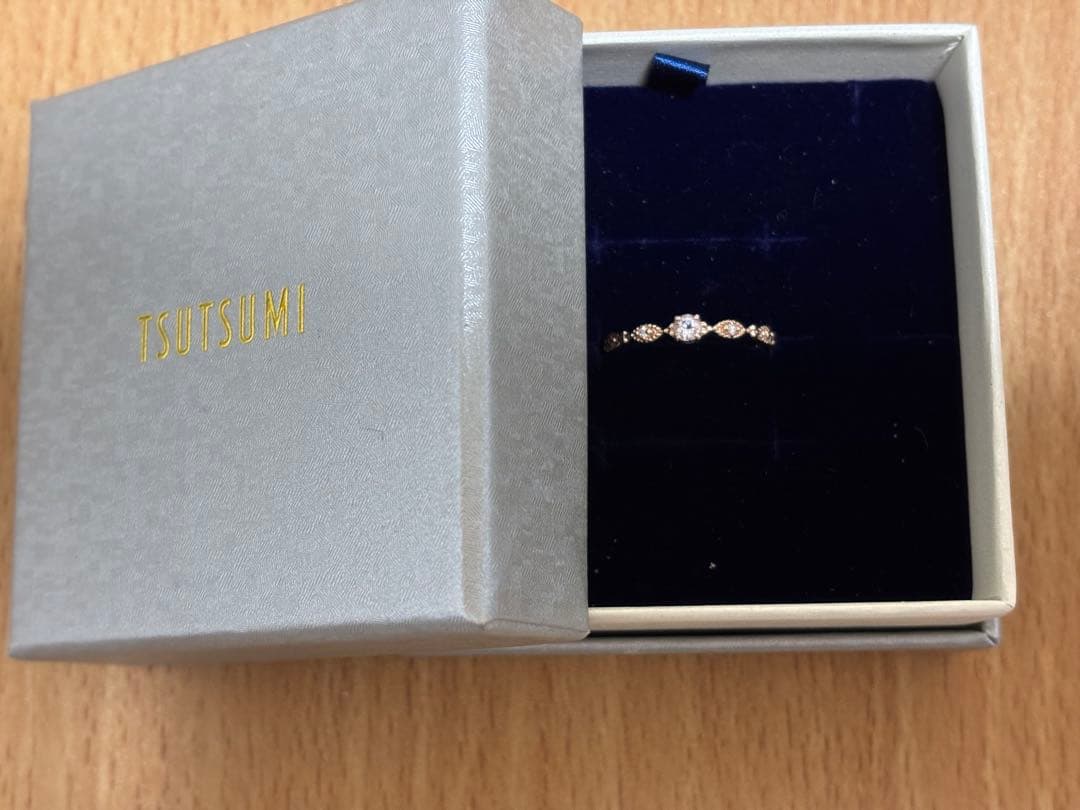 ジュエリーツツミ モルガナイト・ダイヤモンドリング12号