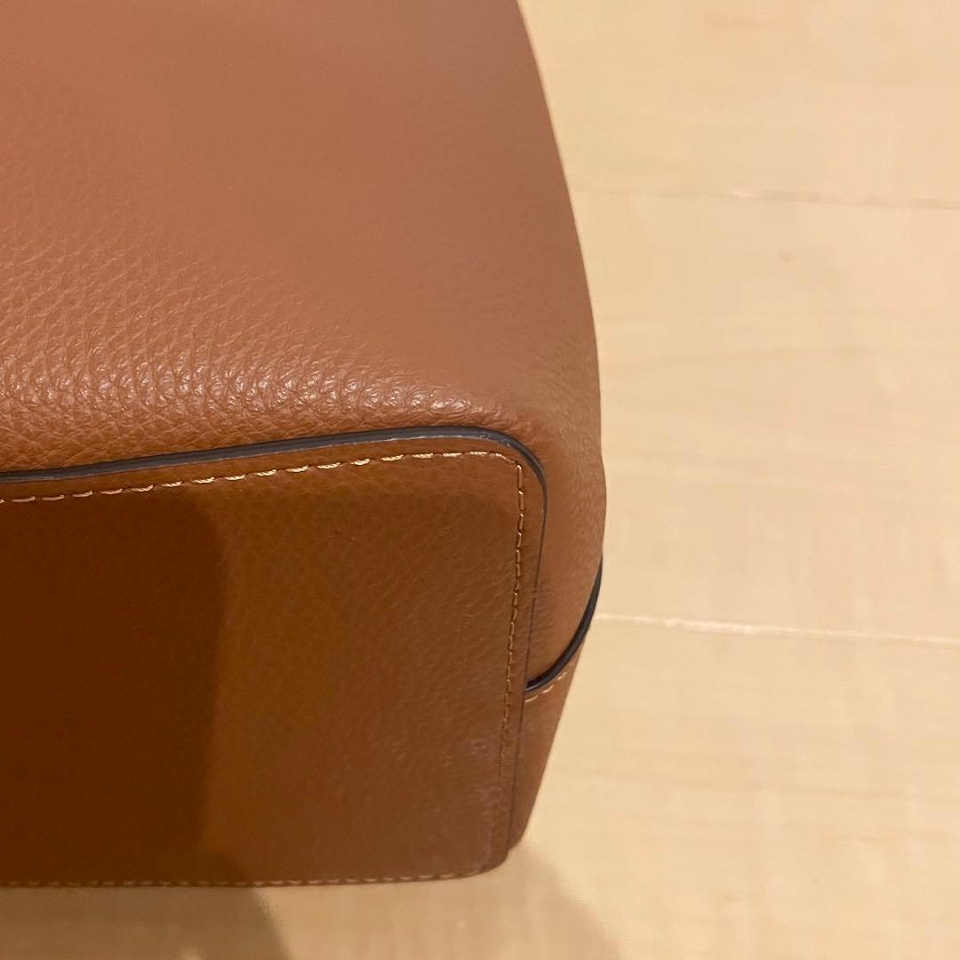 【数回使用程度】 COACH ショルダーバッグ 肩がけ ブラウン 91122