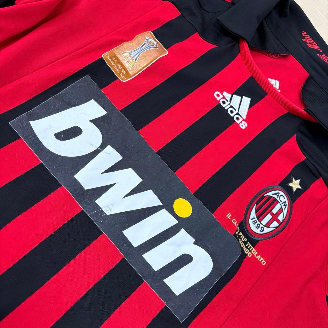 新品タグ付✨希少 XXL ACミラン2007〜2008年 サッカー ユニフォーム