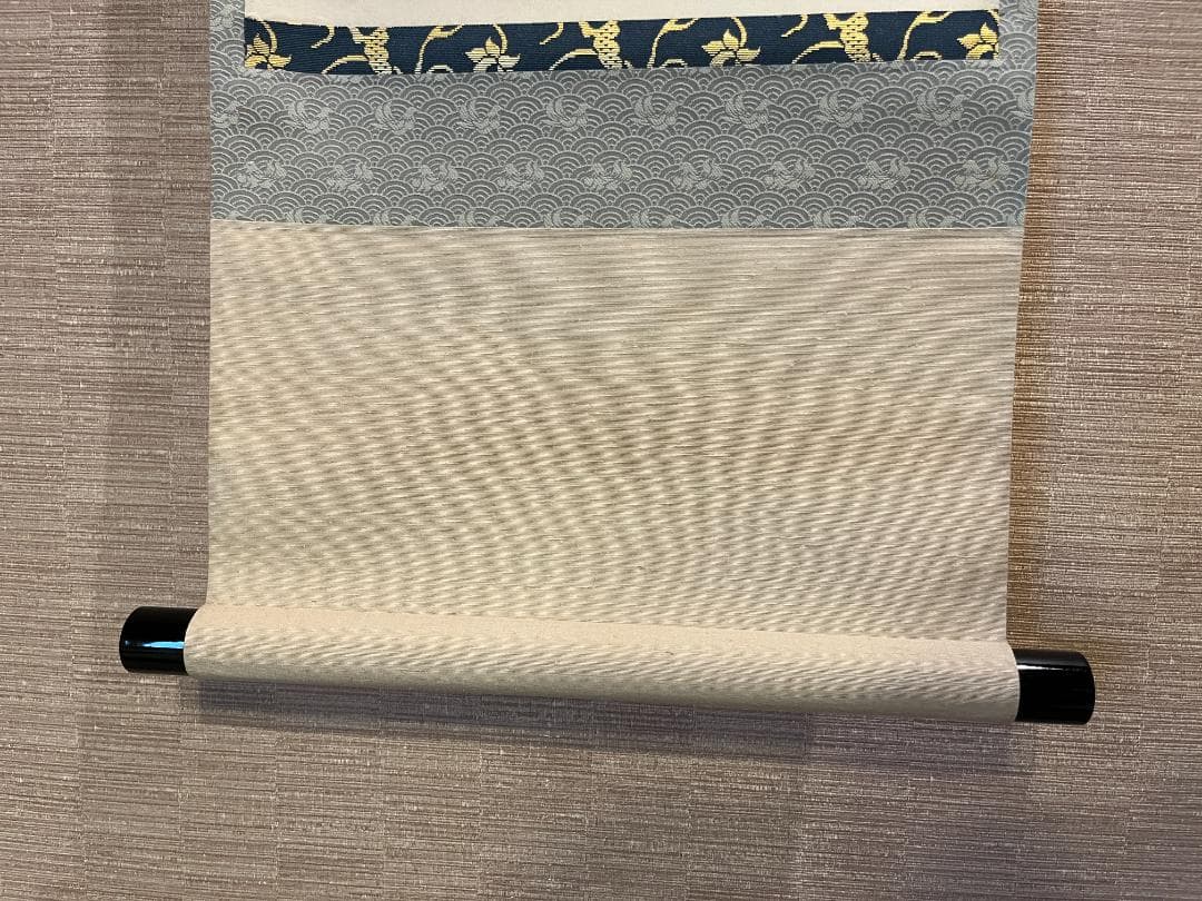 悦道 茶掛軸 楽水浮千舟 一行 茶道具