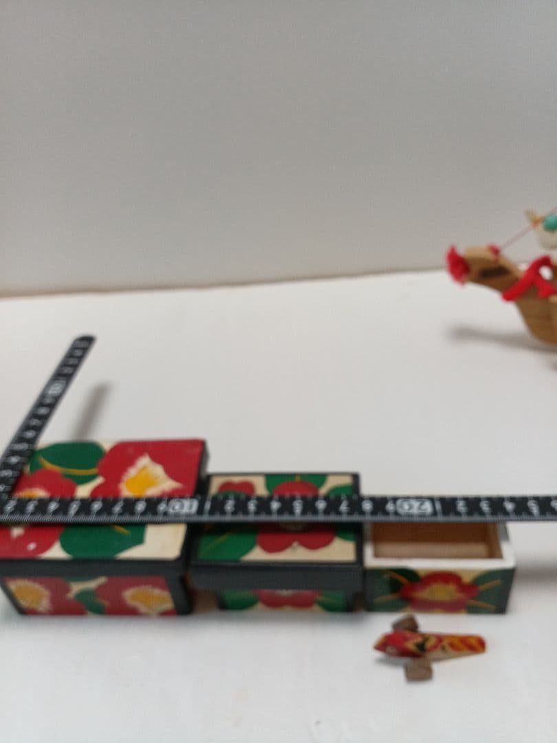 郷土玩具鹿児島神宮化粧箱羽子板 坊津唐カラ船熊本化粧箱3個(