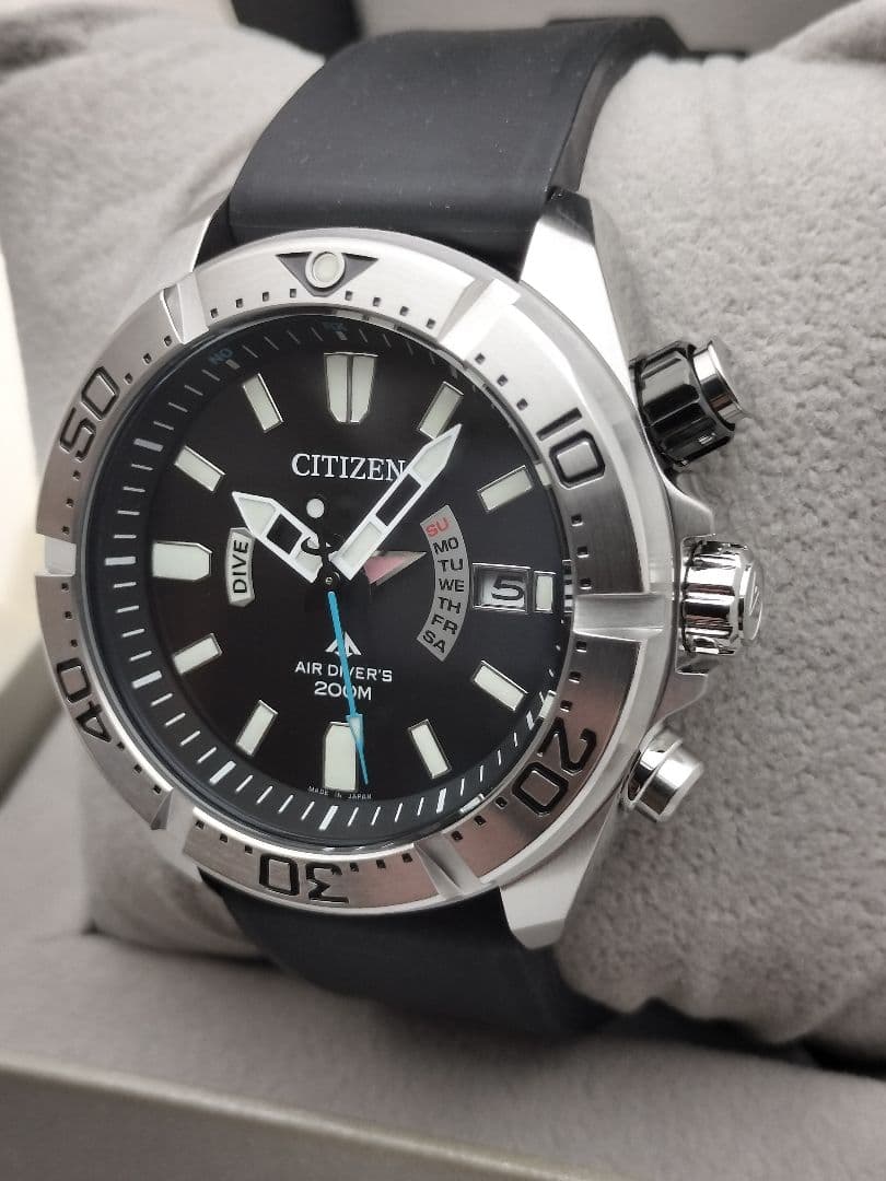 美品　電波時計　シチズン　プロマスター　ダイバー機能　電波ソーラー　H112