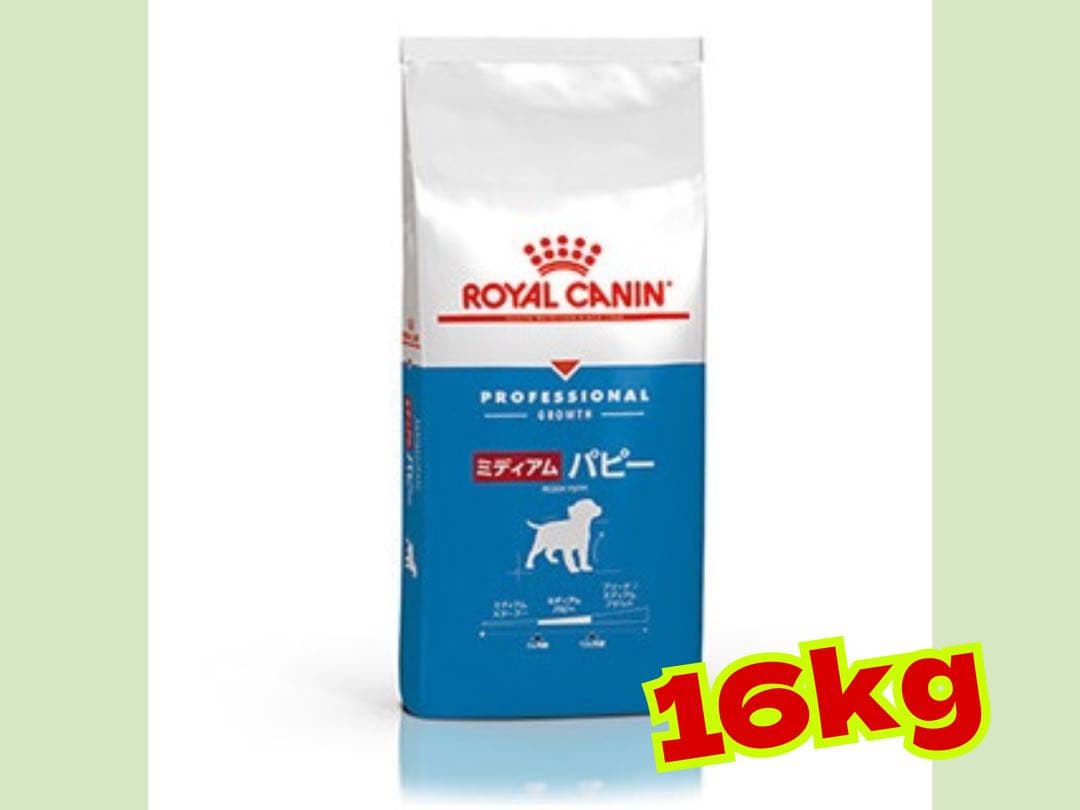 ☆ロイヤルカナン ミディアムパピー 16kg☆ 生後12ヶ月齢まで 中型犬
