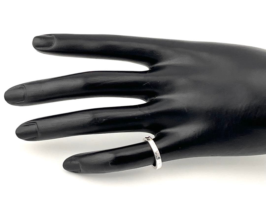 c929 美品　ティファニー　NY ノーツ　ナロー　リング　925 約6号