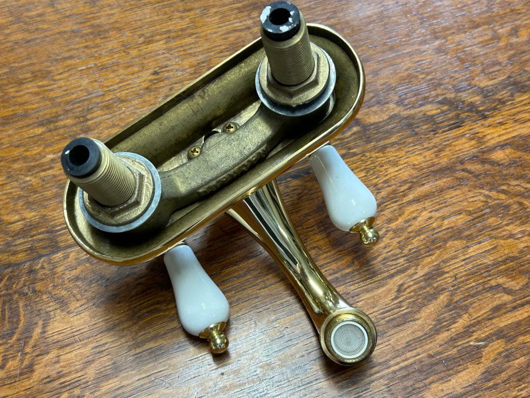 真鍮製　混合水栓　ヤスダプロモーション　YASUDA