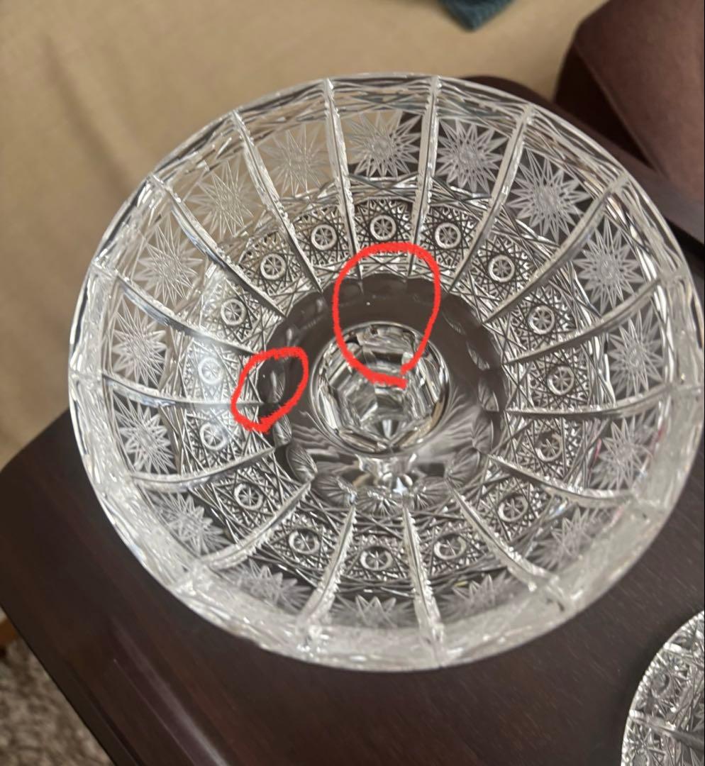 蓋付き容器 チェコ ボヘミアン キャンディボックス