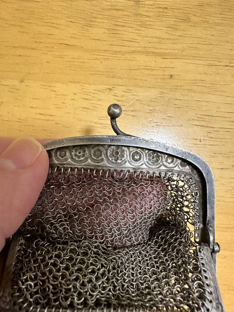 銀 シルバー800 マーガレットのパース 小銭入れ